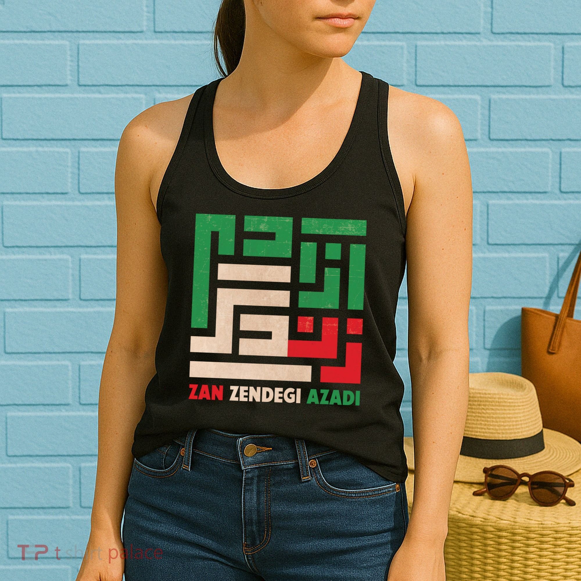 Women Life Freedom Mahsa Amini Zan Zendegi Azadi Iran Women's Tank Top