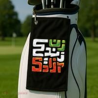 Wo Life Freedom Support Persian Zan Zendegi Azadi Gift Golf Towel thumb 2
