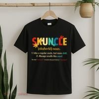 Weed Lover Fun Uncle Weed Smoker Skuncle Marijuana Cannabis T-Shirt thumb 2