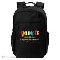 Weed Lover Fun Uncle Weed Smoker Skuncle Marijuana Cannabis Backpack thumb 0