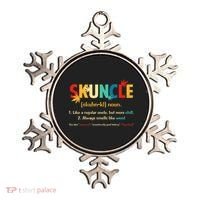 Weed Lover Fun Uncle Weed Smoker Skuncle Marijuana Cannabis Ornament thumb 0