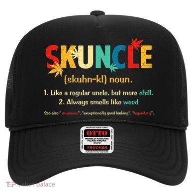 Weed Lover Fun Uncle Weed Smoker Skuncle Marijuana Cannabis Hat