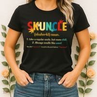 Weed Lover Fun Uncle Weed Smoker Skuncle Marijuana Cannabis Women's T-Shirt thumb 2