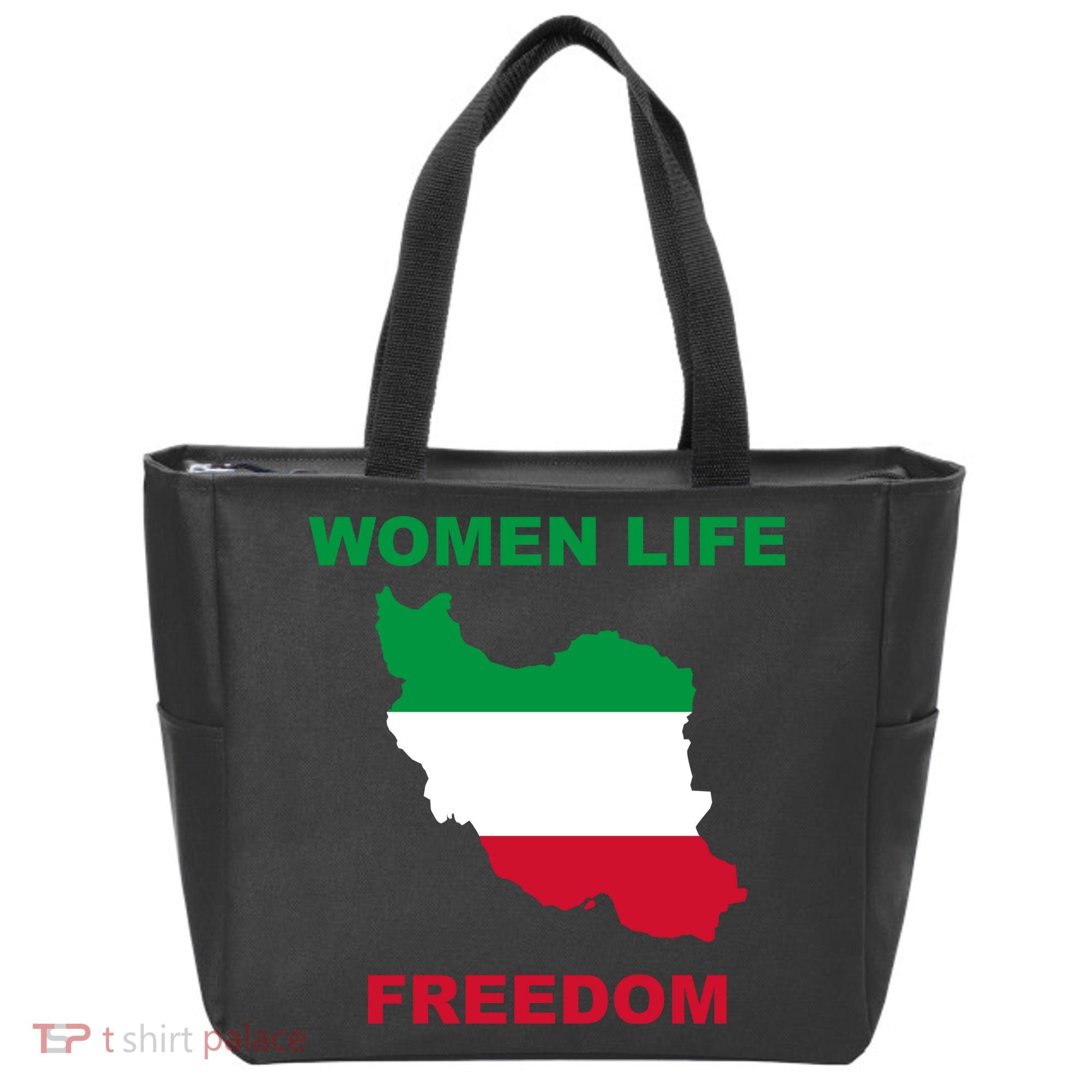 Women Life Freedom Iranian Mahsa Amini Tote Bag
