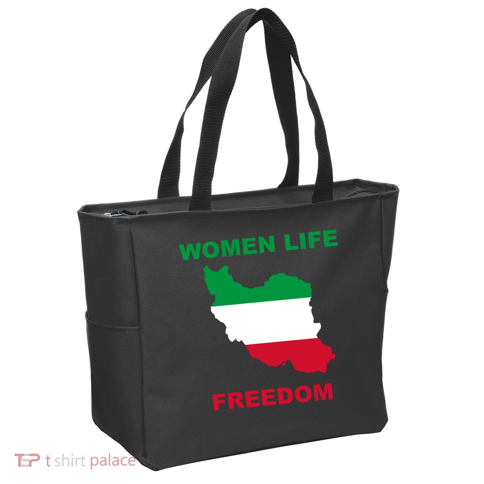 Women Life Freedom Iranian Mahsa Amini Tote Bag