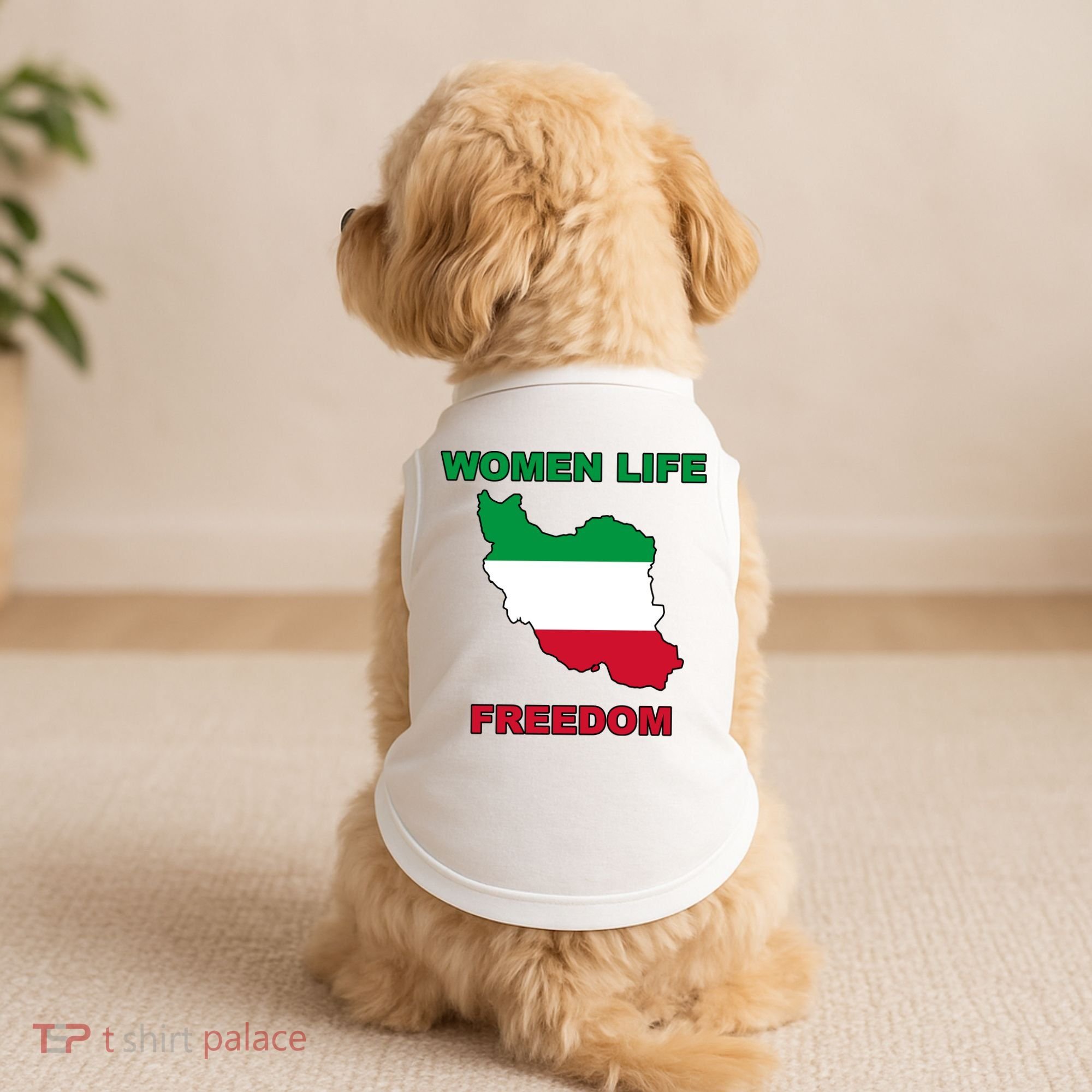 Women Life Freedom Iranian Mahsa Amini Doggie Tank