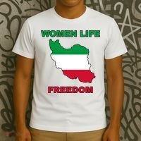 Women Life Freedom Iranian Mahsa Amini T-Shirt thumb 3