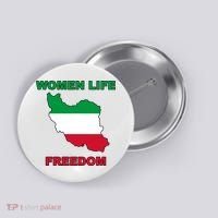 Women Life Freedom Iranian Mahsa Amini Button thumb 0