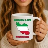 Women Life Freedom Iranian Mahsa Amini Coffee Mug thumb 3
