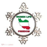 Women Life Freedom Iranian Mahsa Amini Ornament thumb 0