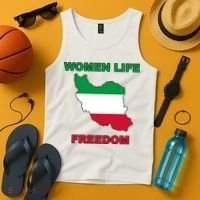 Women Life Freedom Iranian Mahsa Amini Tank Top thumb 4