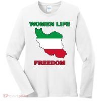 Women Life Freedom Iranian Mahsa Amini Women's Long Sleeve Shirt thumb 0