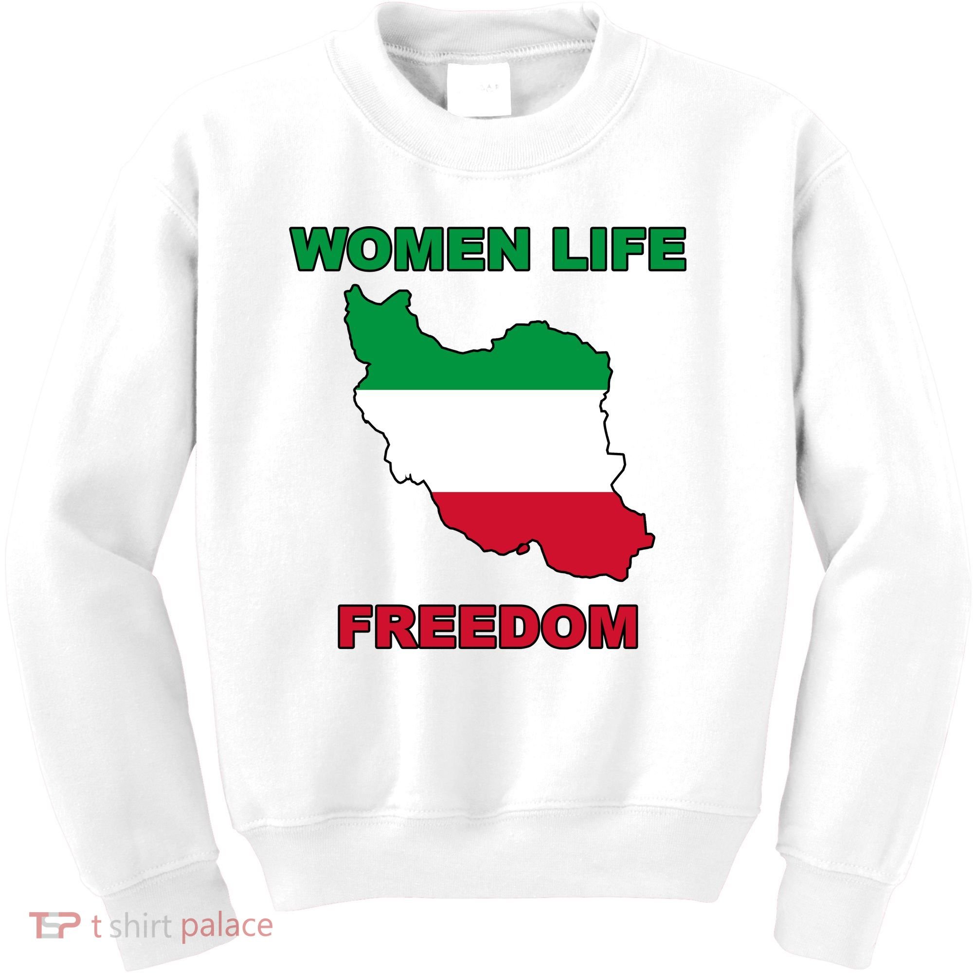 Women Life Freedom Iranian Mahsa Amini Kids Sweatshirt