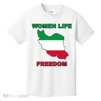 Women Life Freedom Iranian Mahsa Amini Kids T-Shirt thumb 0