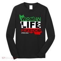 Women Life Freedom Free Iran Long Sleeve Shirt thumb 0