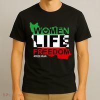 Women Life Freedom Free Iran T-Shirt thumb 3