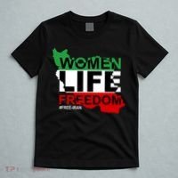 Women Life Freedom Free Iran T-Shirt thumb 5