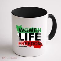 Women Life Freedom Free Iran Coffee Mug thumb 1