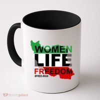 Women Life Freedom Free Iran Coffee Mug thumb 0