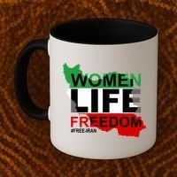 Women Life Freedom Free Iran Coffee Mug thumb 2