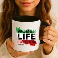 Women Life Freedom Free Iran Coffee Mug thumb 3