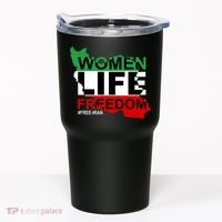 Women Life Freedom Free Iran Tumbler thumb 0