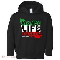 Women Life Freedom Free Iran Toddler Hoodie thumb 0