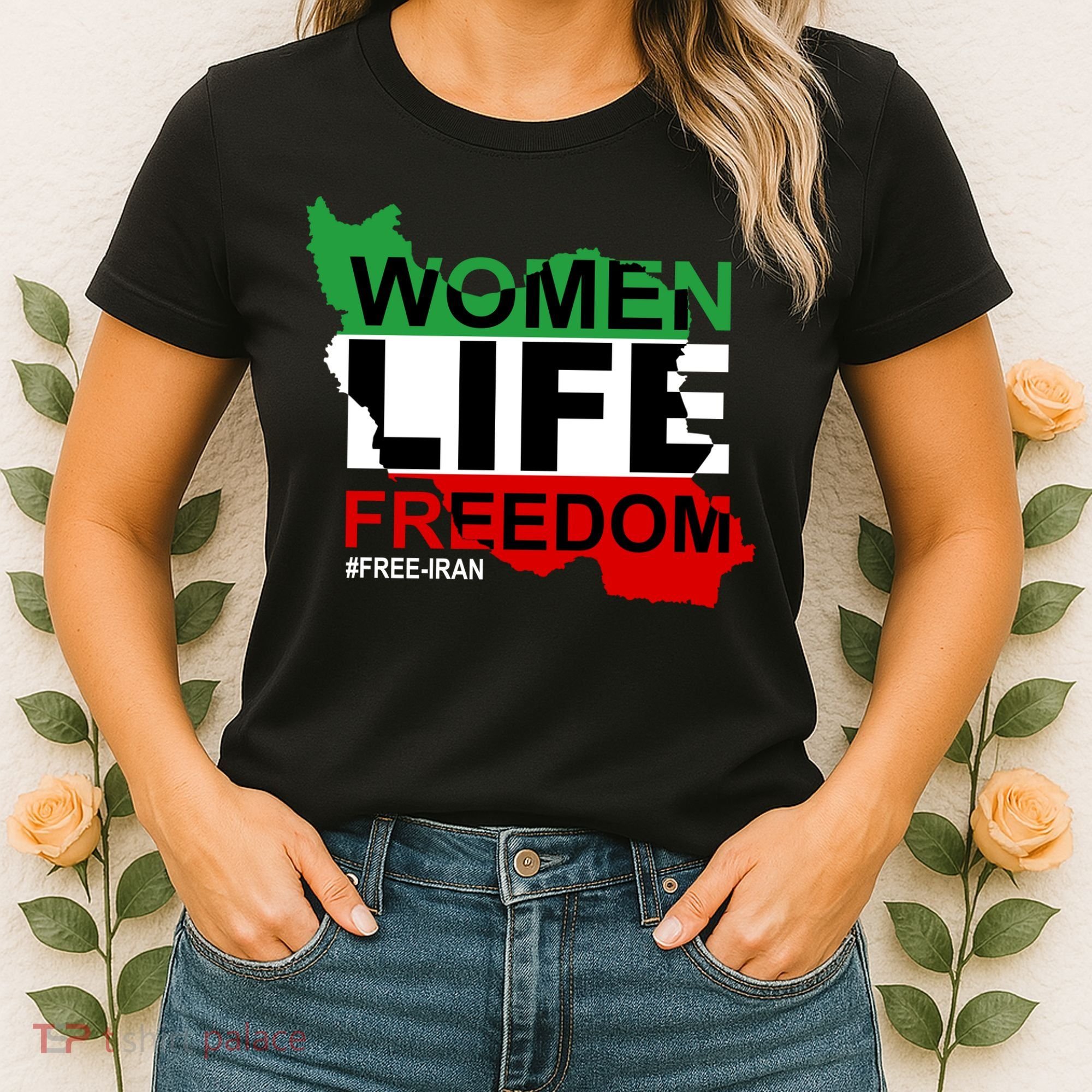 Women Life Freedom Free Iran Women's T-Shirt