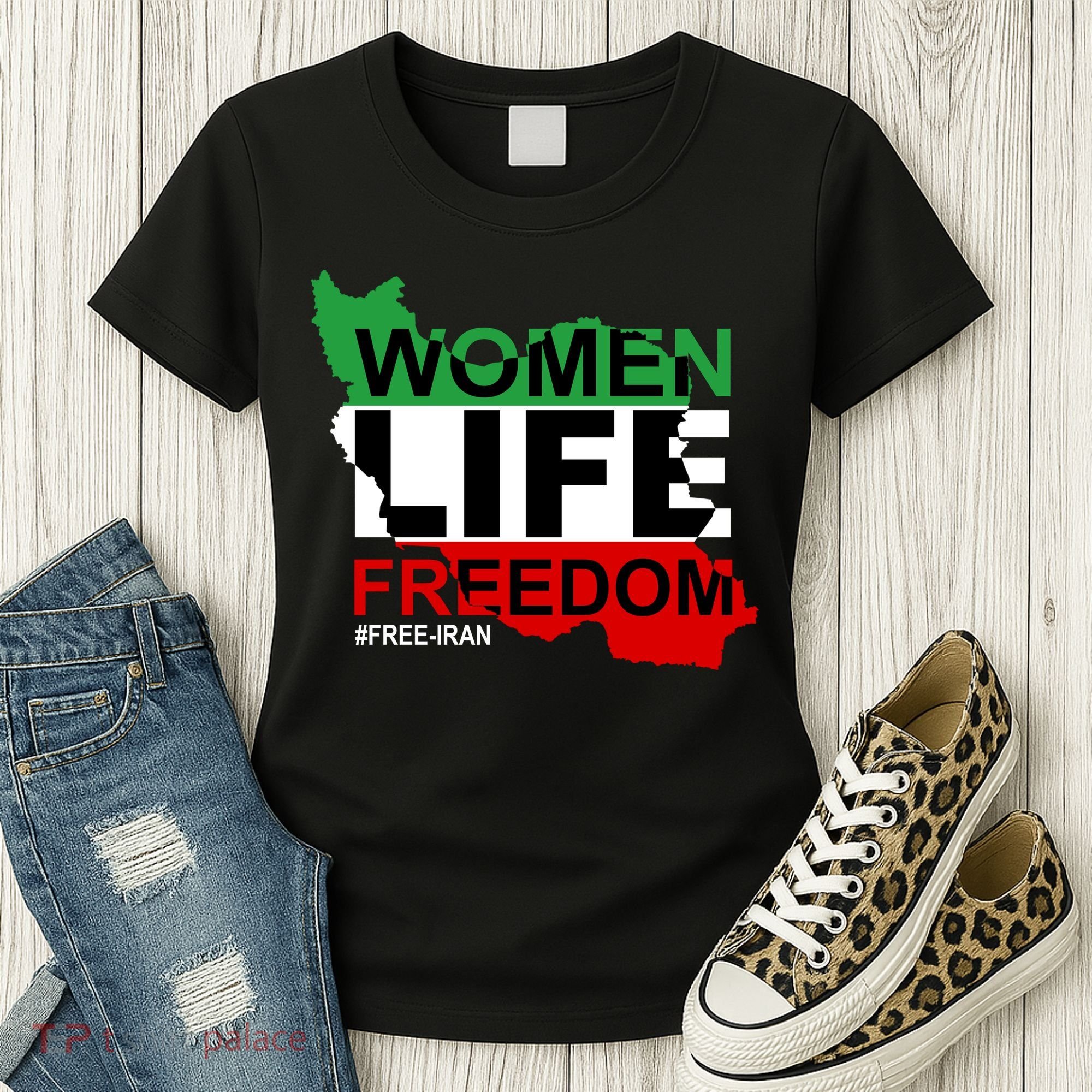 Women Life Freedom Free Iran Women's T-Shirt