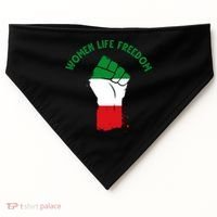 Women Life Freedom USA-Made Doggie Bandana thumb 0