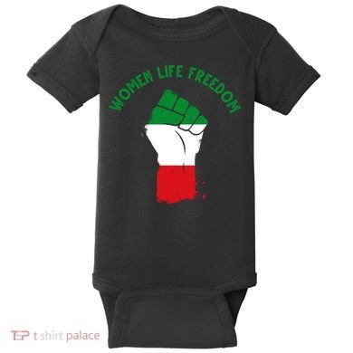 Women Life Freedom Baby Bodysuit