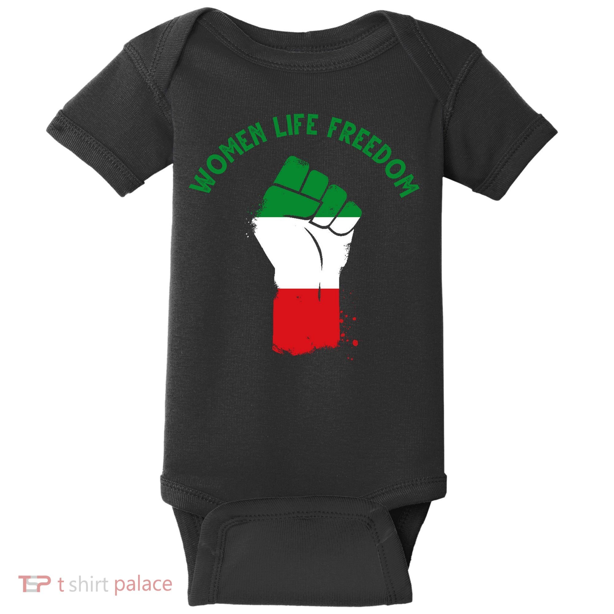 Women Life Freedom Baby Bodysuit