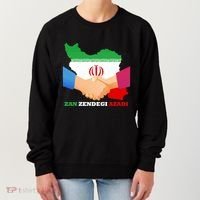 Woman Life Freedom Iran Zan Zendegi Azadi Persian Support Women's Sweatshirt thumb 0