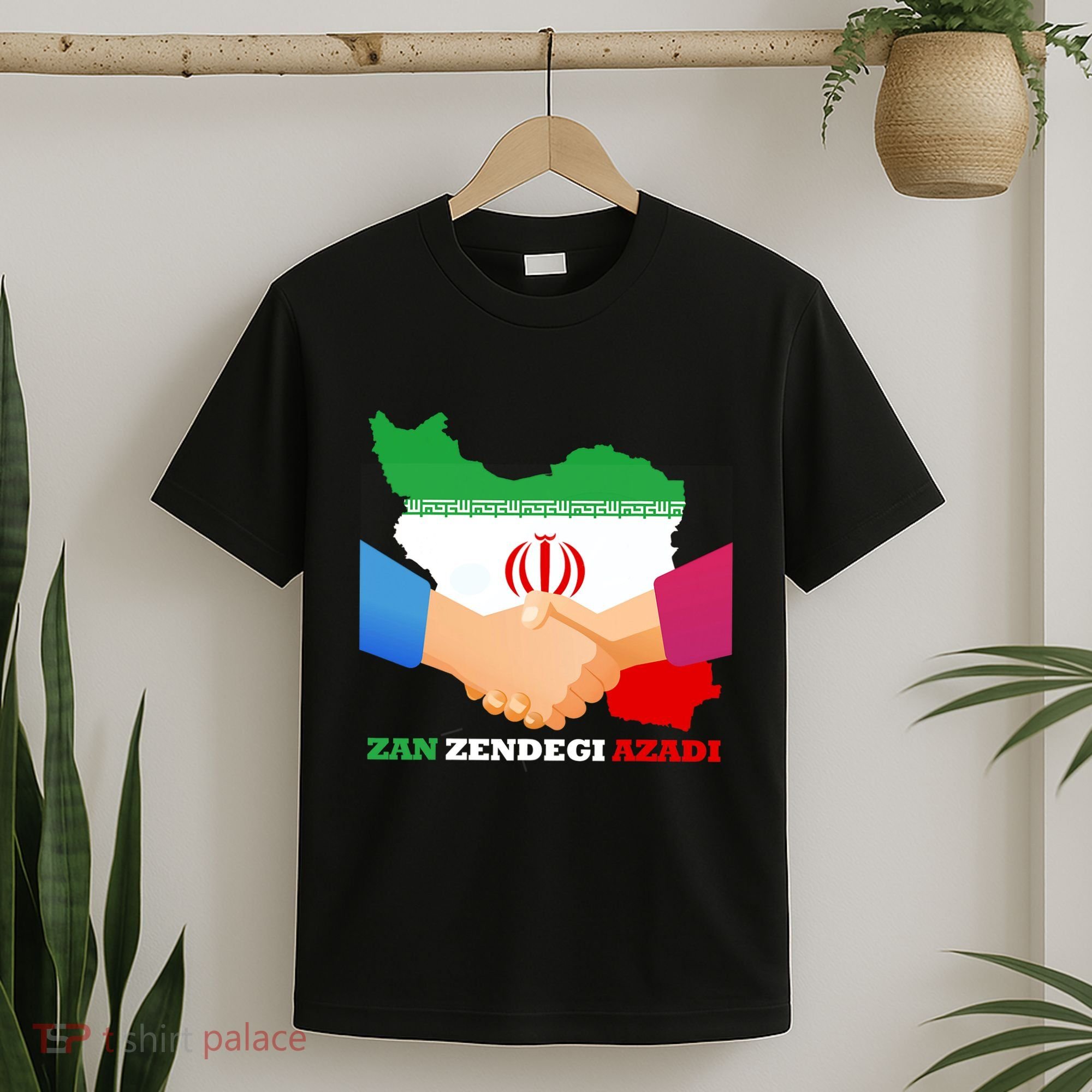 Woman Life Freedom Iran Zan Zendegi Azadi Persian Support T-Shirt