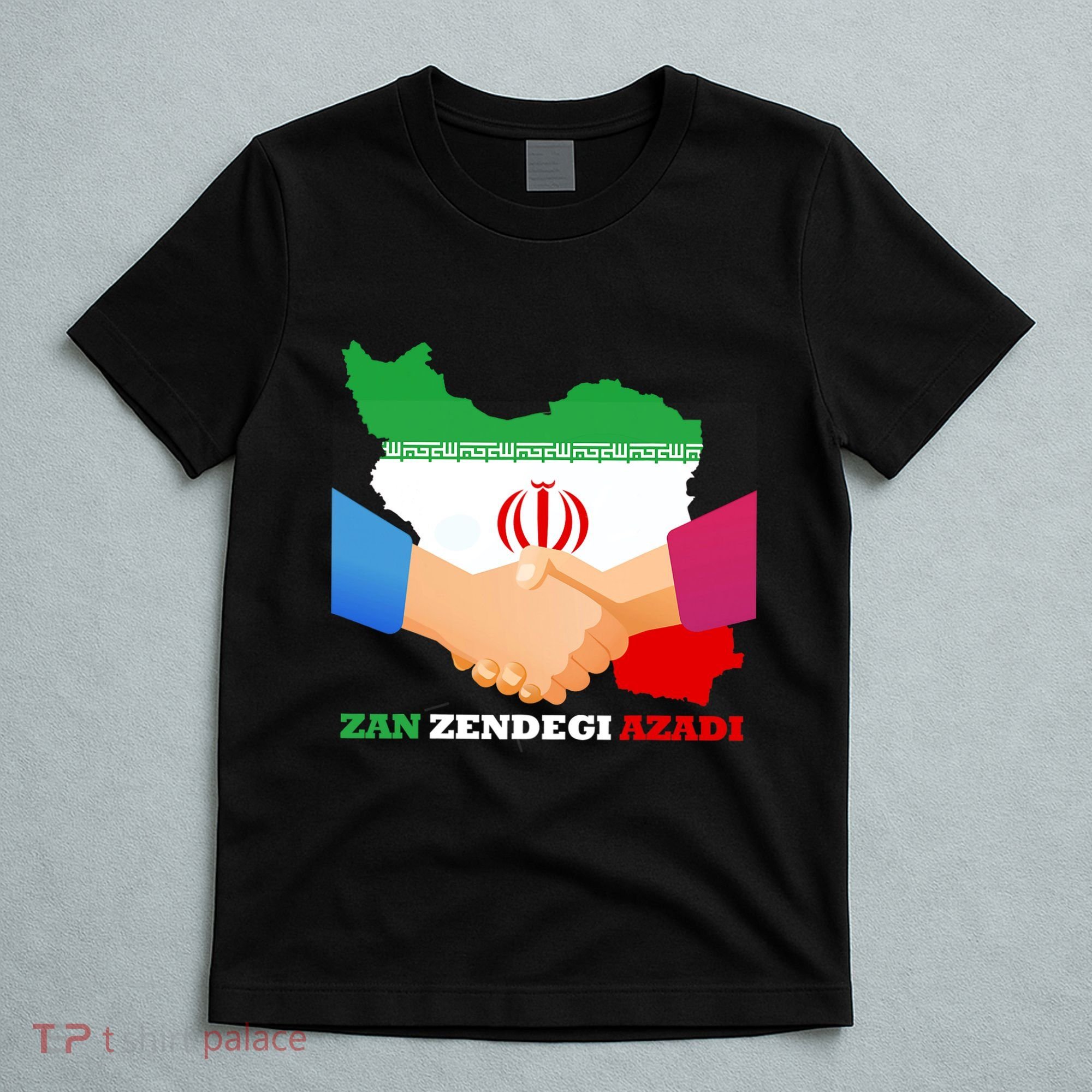 Woman Life Freedom Iran Zan Zendegi Azadi Persian Support T-Shirt