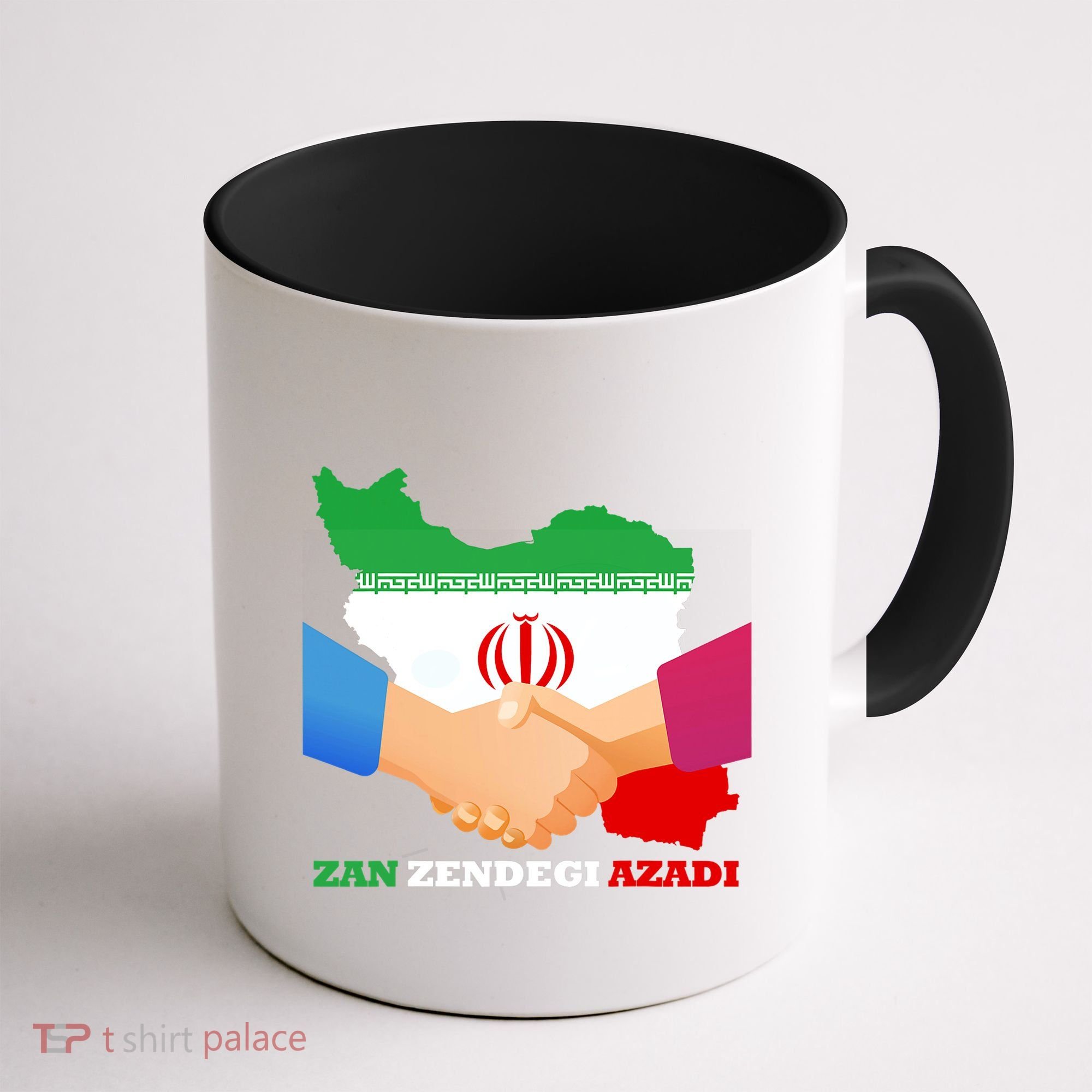 Woman Life Freedom Iran Zan Zendegi Azadi Persian Support Coffee Mug