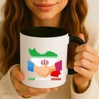 Woman Life Freedom Iran Zan Zendegi Azadi Persian Support Coffee Mug thumb 3