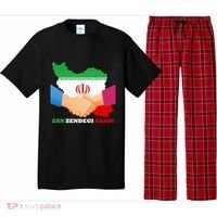 Woman Life Freedom Iran Zan Zendegi Azadi Persian Support Pajama Set thumb 0