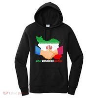 Woman Life Freedom Iran Zan Zendegi Azadi Persian Support Women's Hoodie thumb 0