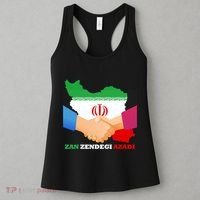 Woman Life Freedom Iran Zan Zendegi Azadi Persian Support Women's Tank Top thumb 3
