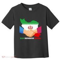 Woman Life Freedom Iran Zan Zendegi Azadi Persian Support Toddler T-Shirt thumb 0