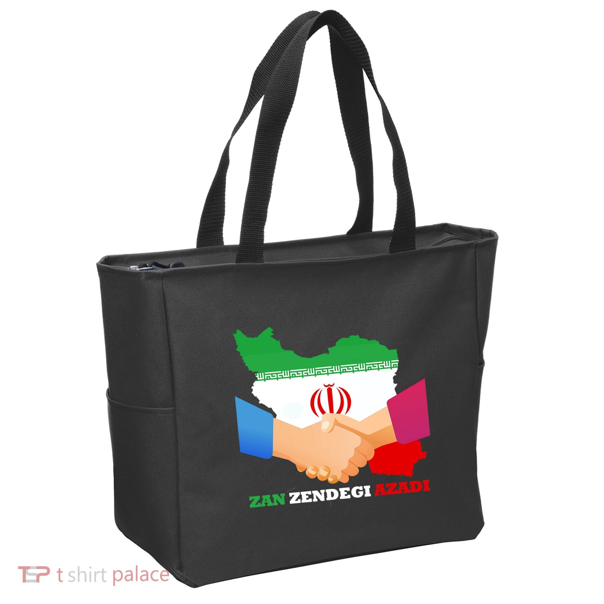 Woman Life Freedom Iran Zan Zendegi Azadi Persian Support Tote Bag