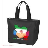 Woman Life Freedom Iran Zan Zendegi Azadi Persian Support Tote Bag thumb 3