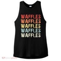 Waffles Lover Gifts Waffle Love Ladies PosiCharge Tri-Blend Wicking Tank thumb 0