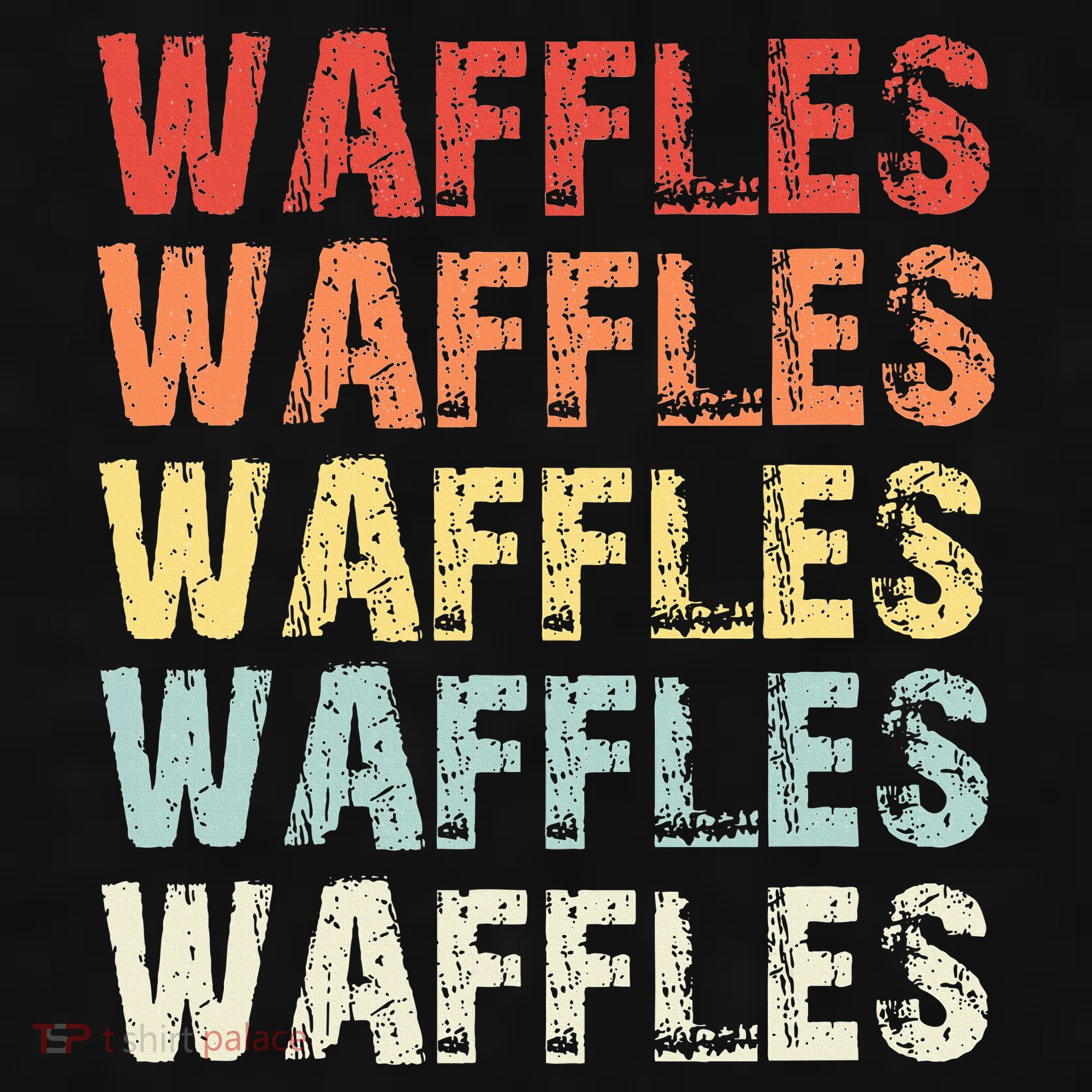 Waffles Lover Gifts Waffle Love Ladies PosiCharge Tri-Blend Wicking Tank