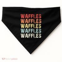 Waffles Lover Gifts Waffle Love USA-Made Doggie Bandana thumb 0