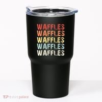 Waffles Lover Gifts Waffle Love Tumbler thumb 0