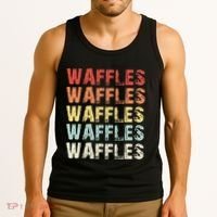 Waffles Lover Gifts Waffle Love Tank Top thumb 3