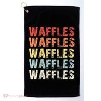 Waffles Lover Gifts Waffle Love Golf Towel thumb 0