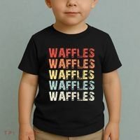 Waffles Lover Gifts Waffle Love Toddler T-Shirt thumb 2
